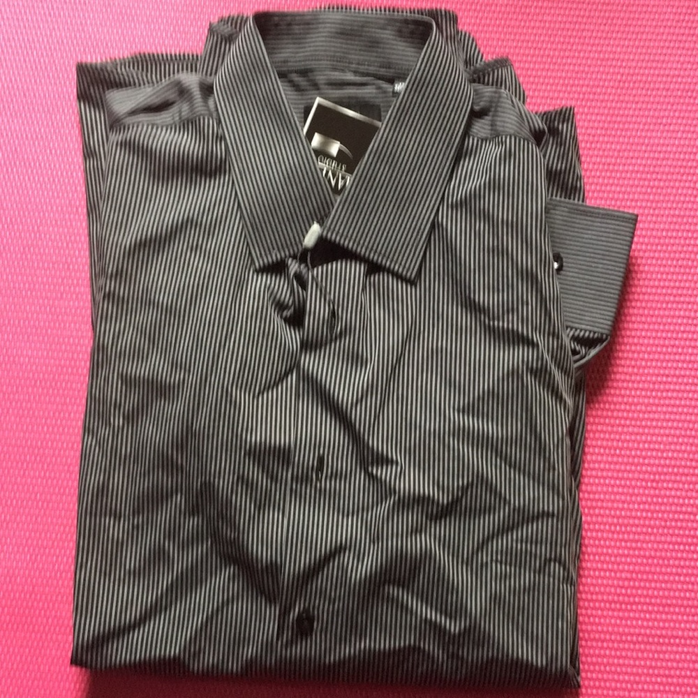 Mantoni NWT men’s long sleeve shirt 17 neck 34/35